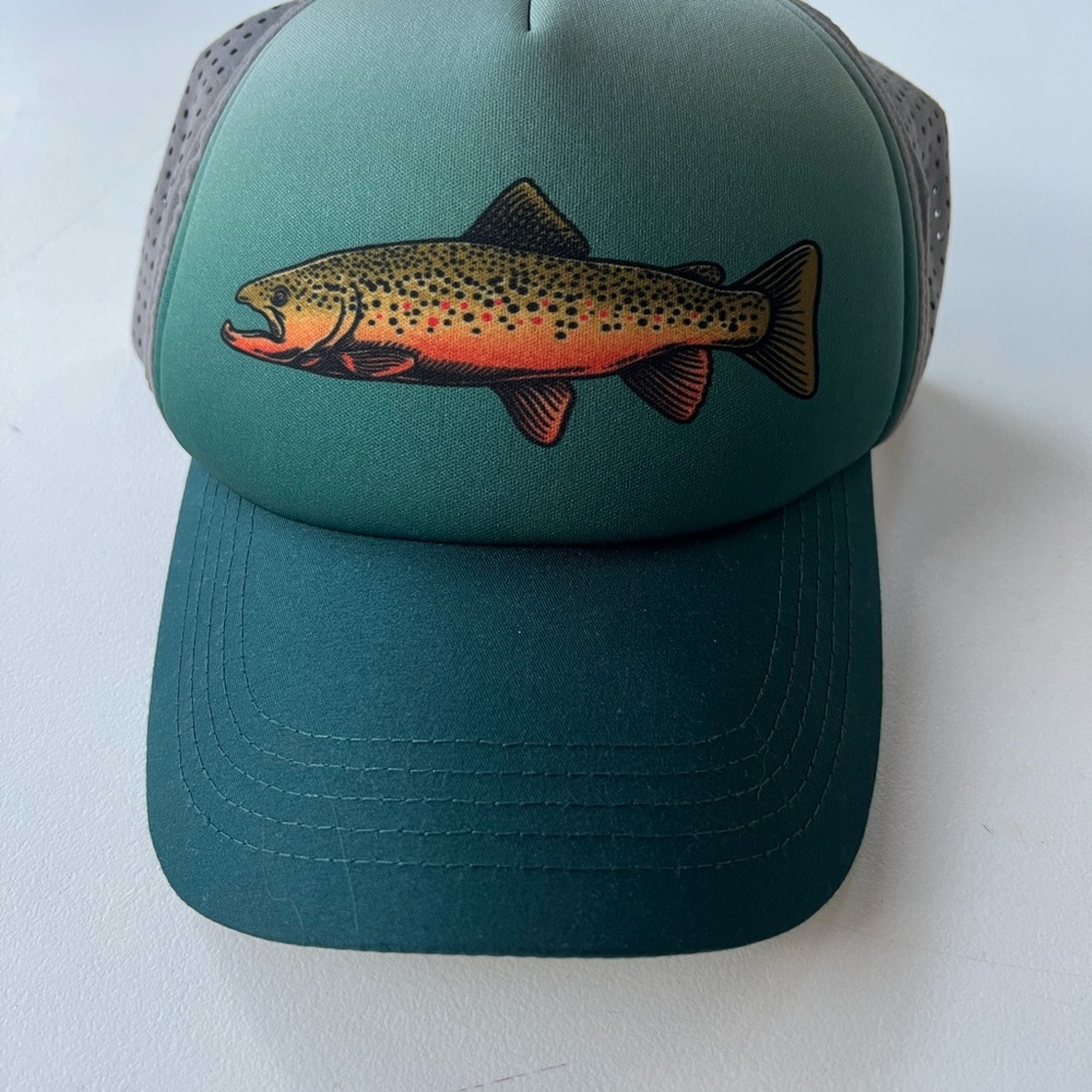Trout trucker hat